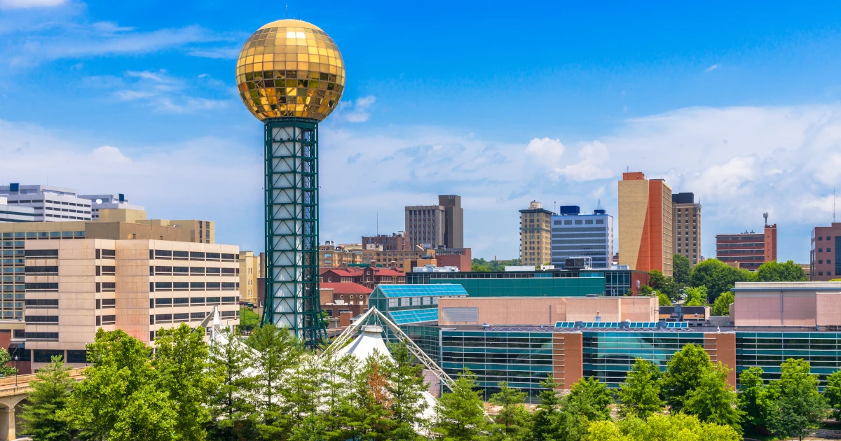 A view from World's Fair Park in Knoxville, Tennessee | Swyft Filings