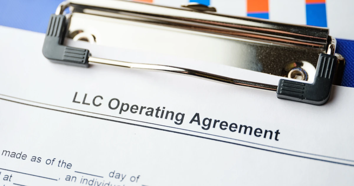 LLC Operating Agreement on paper