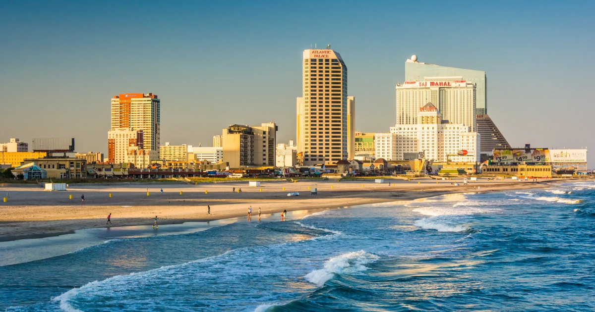 A view of the beach in Atlantic City, New Jersey | Swyft Filings