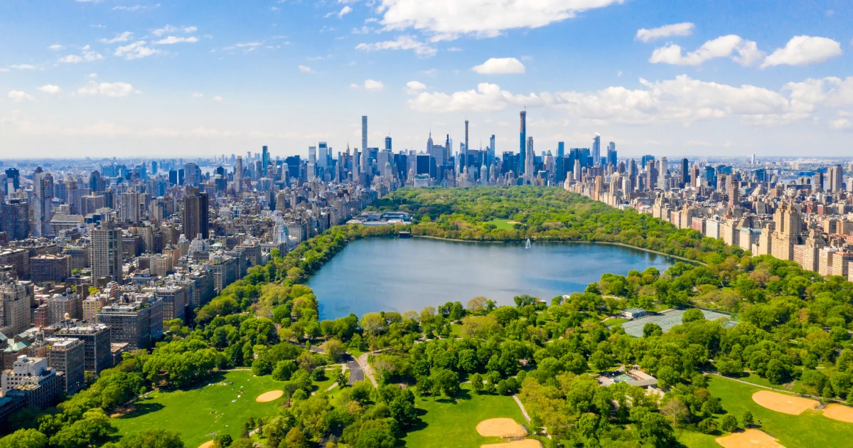 A birds-eye view of Central Park in New York City | Swyft Filings