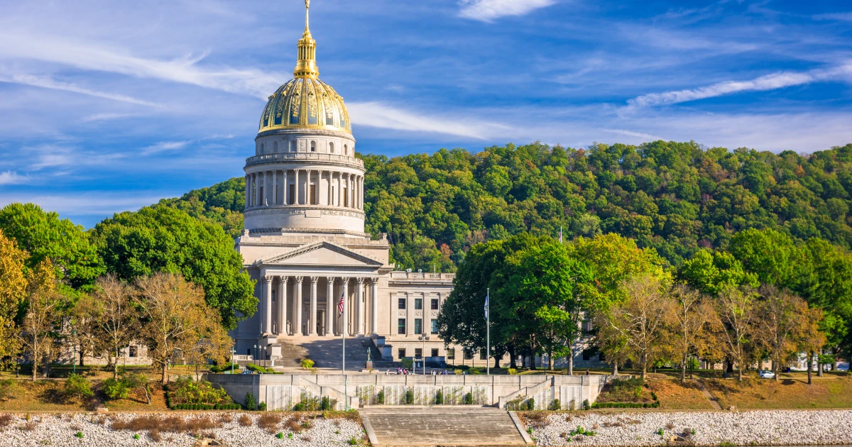 The capitol building in the state of West Virginia | Swyft Filings