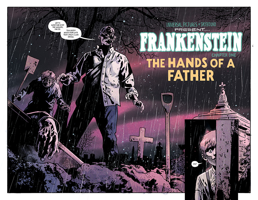 Universal Monsters Frankenstein Pages 4-5