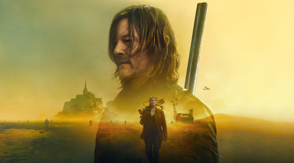 Poster featuring Daryl Dixon and Carol