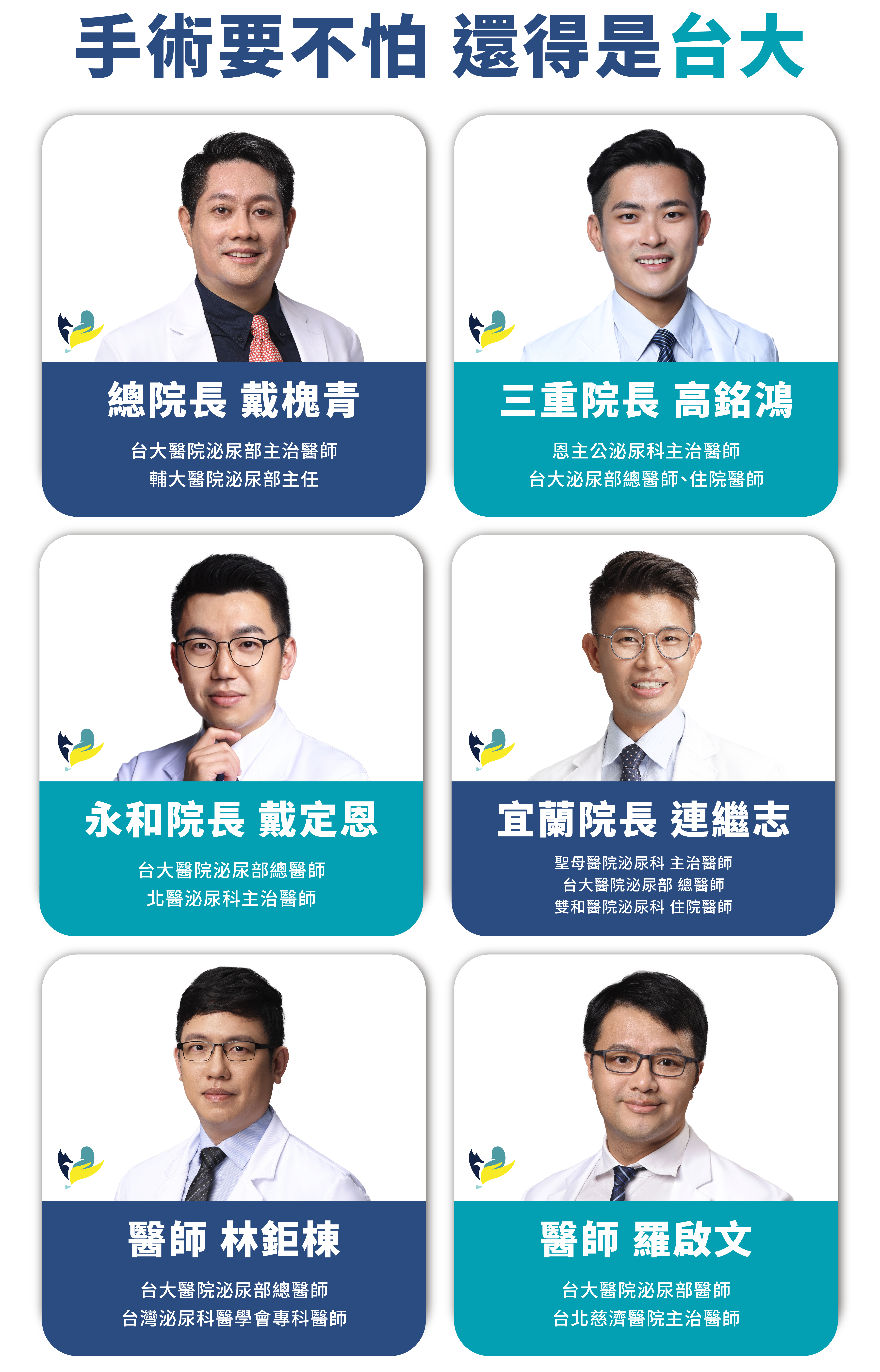 包皮槍新頁面：醫師團隊