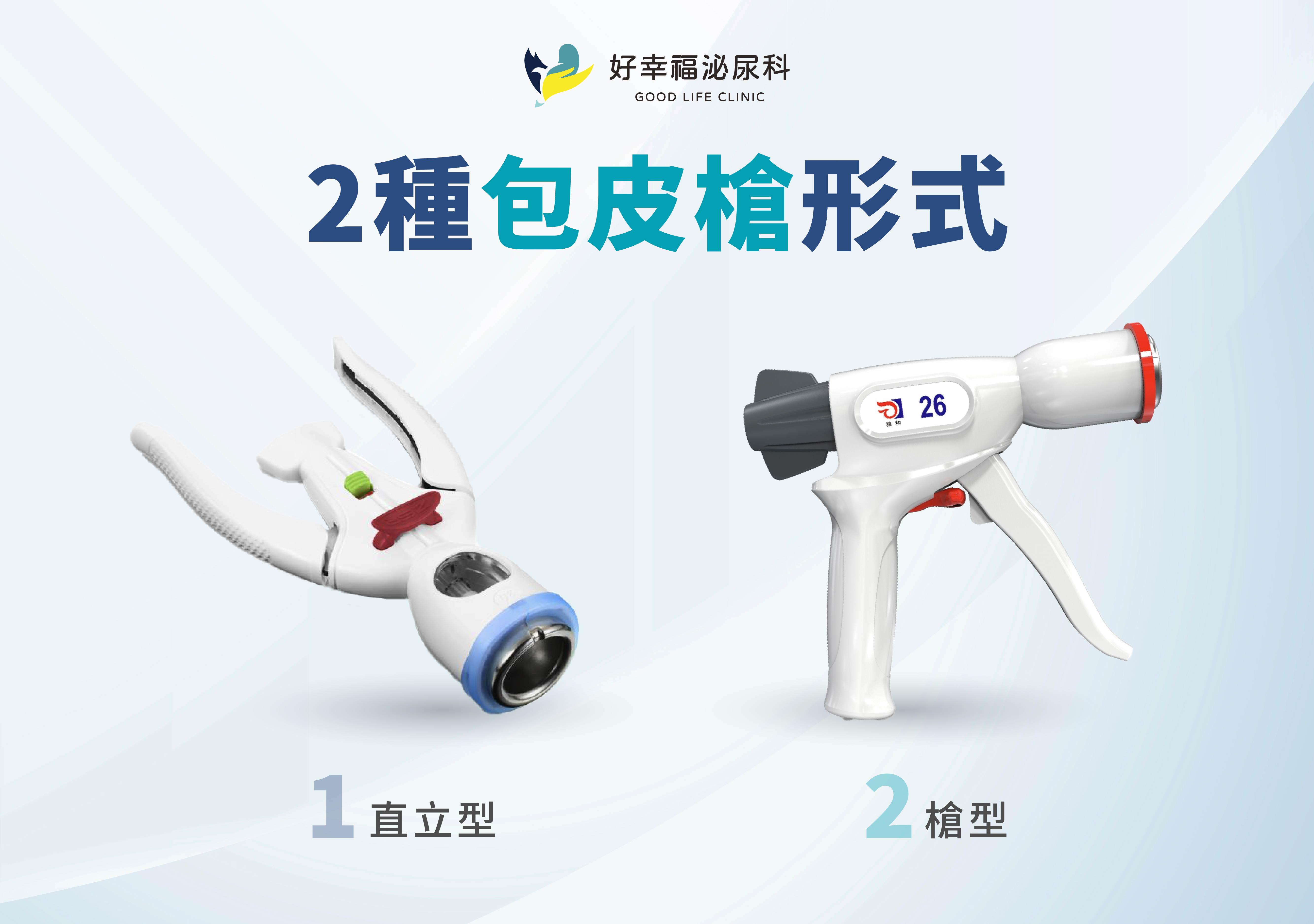 新包皮槍銷售業：包皮槍款式比較