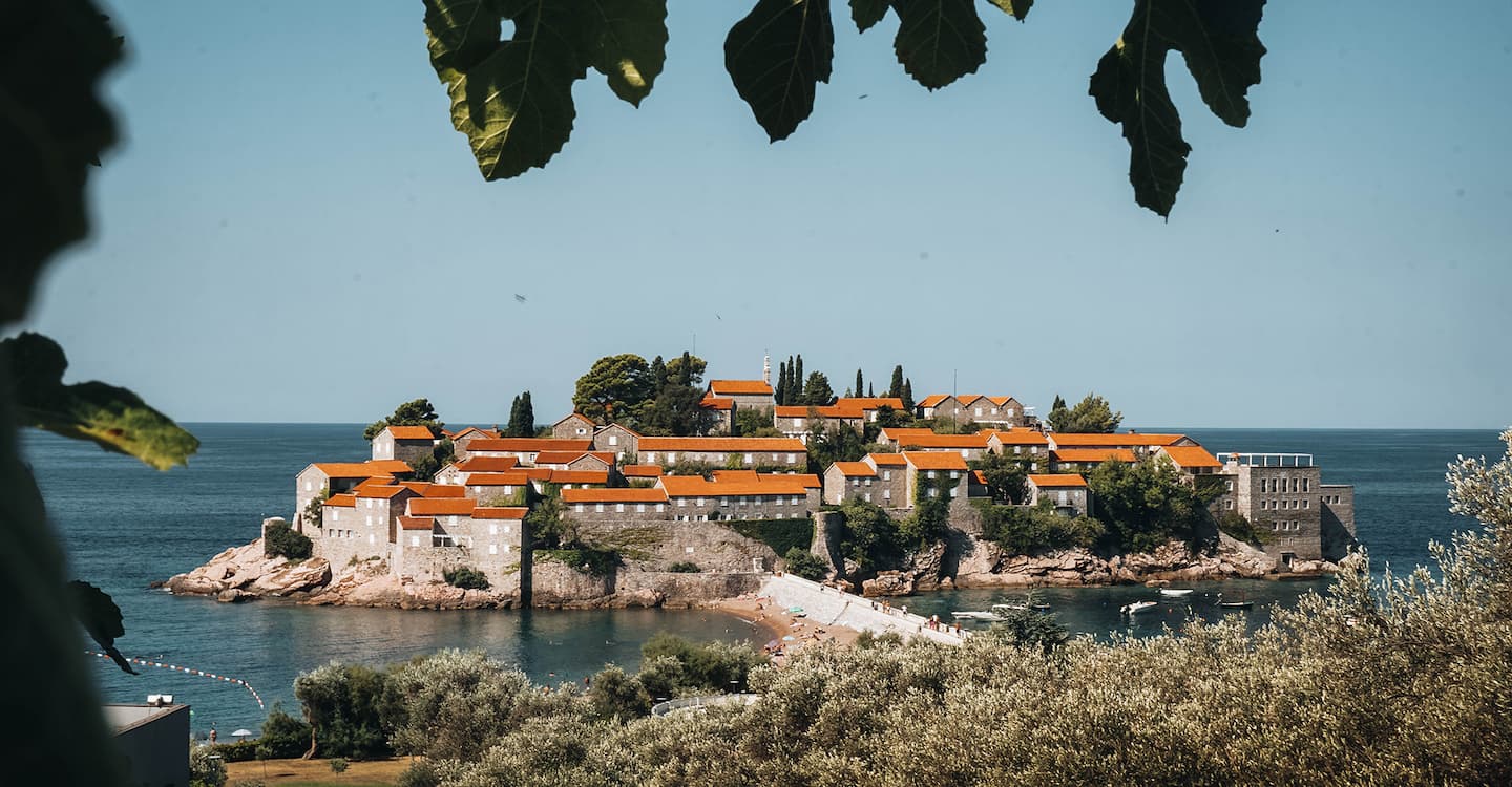 Top Sehenswürdigkeiten Montenegros - Sveti Stefan - heutiges Wellness Hotel