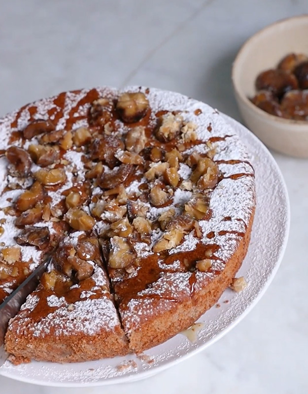 Gâteau à la châtaigne