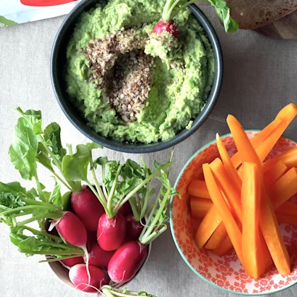 Dips de Petit Pois et tofu