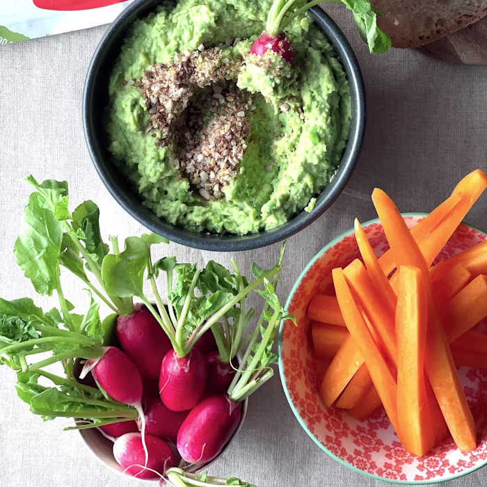 Dips de Petit Pois et tofu