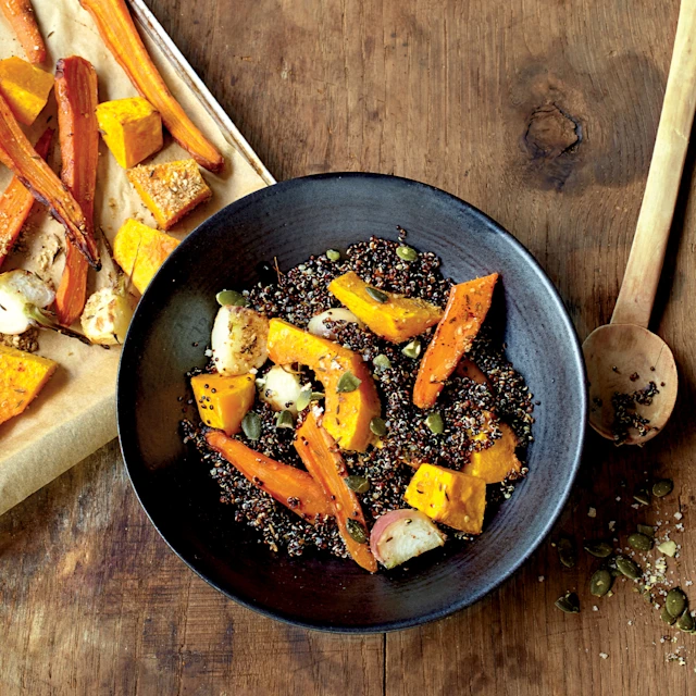 quinoa aux légumes d'automne