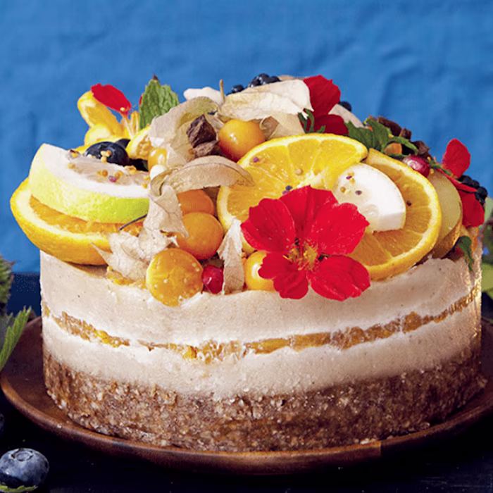 Cheesecake sans cuisson de Noël
