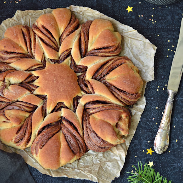 brioche flocon au chocolat
