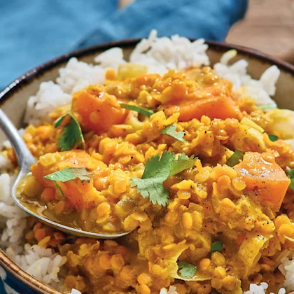 Recette de Dahl de lentilles corail