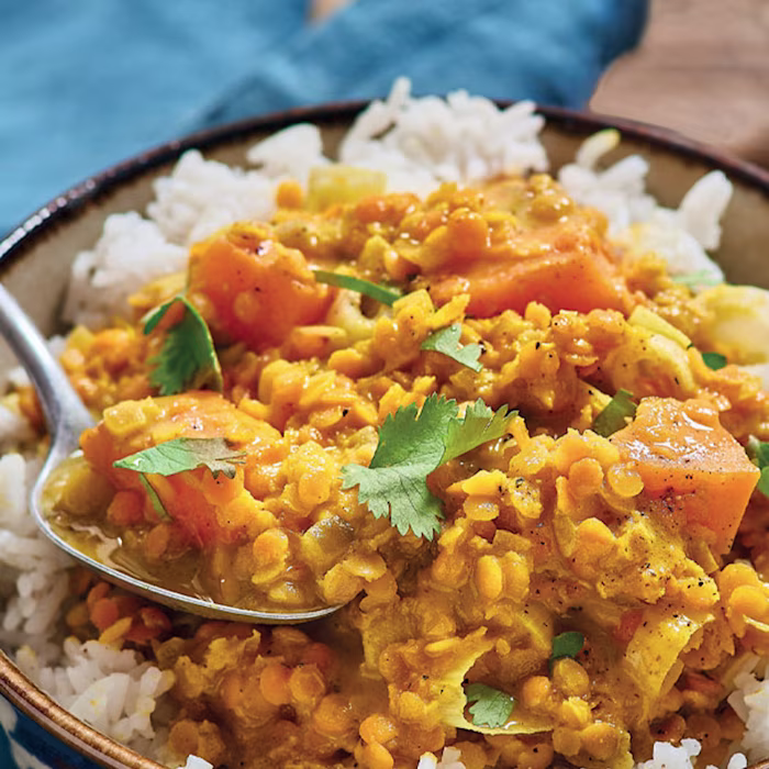 Recette de Dahl de lentilles corail