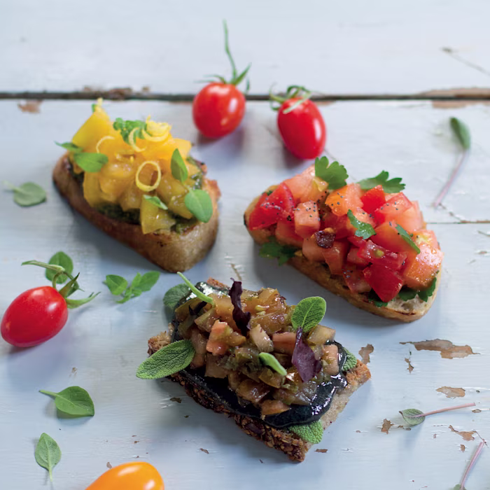 Bruschetta Tricolore