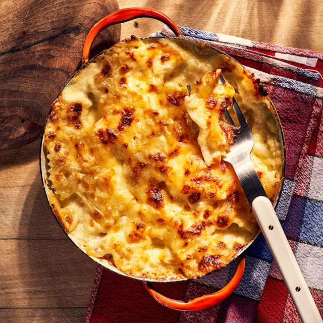 Gratin de pâtes au fromage