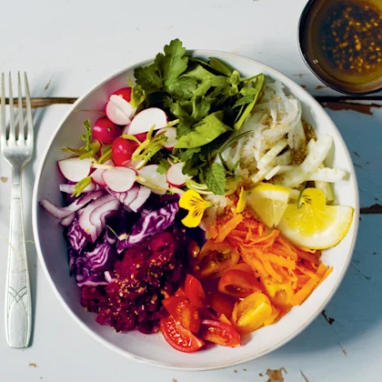 Salade rainbow bowl