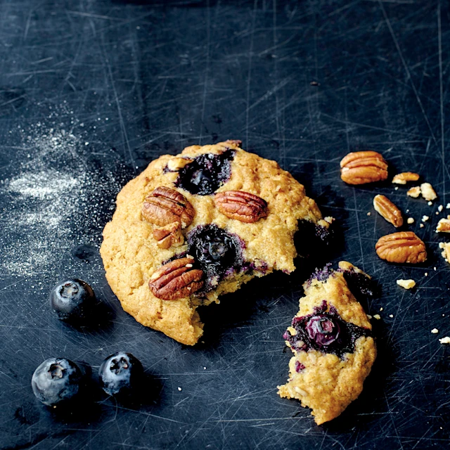 cookies aux myrtilles