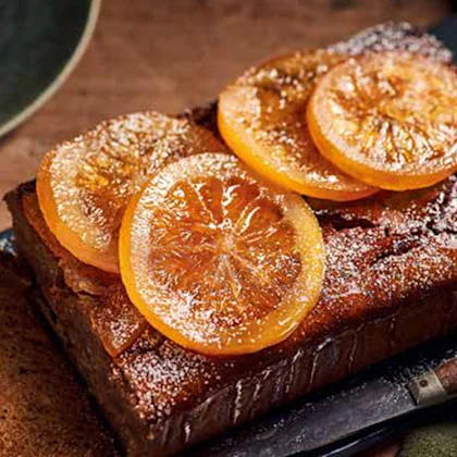 Recette Pain d'épices Miel et oranges confites