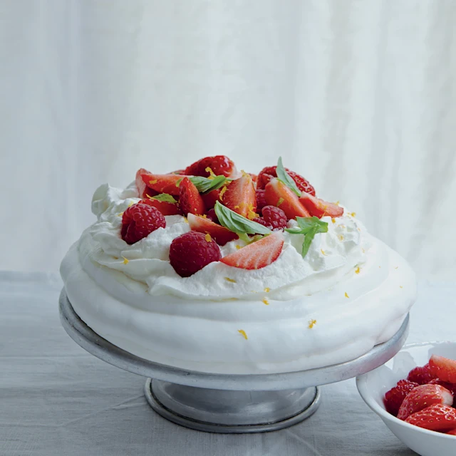 La recette de pavlova fruits rouges