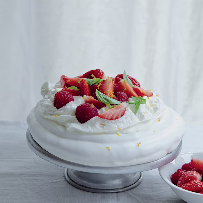 La recette de pavlova fruits rouges
