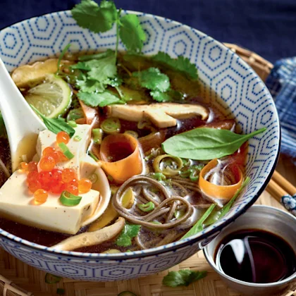 Bouillon de nouilles soba