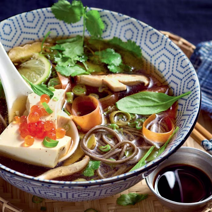 Bouillon de nouilles soba