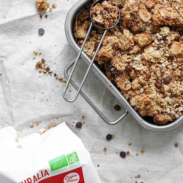 Granola au beurre de cacahuètes