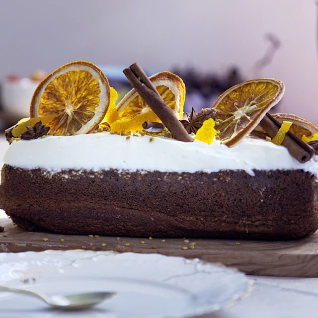 recette pain d'épices et sa crème à la fleur d'oranger