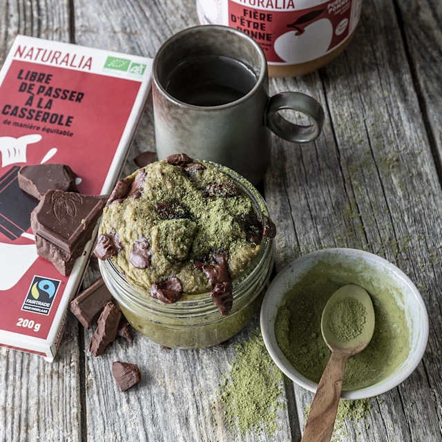 Jar Cake au matcha