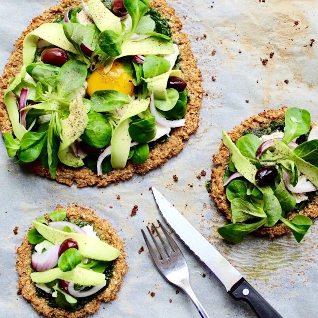 Pizza végétarienne sans gluten