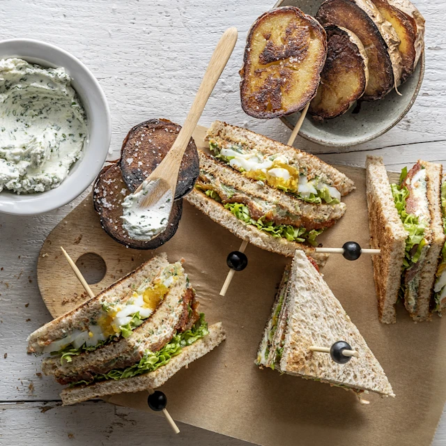 recette du Club Sandwich Veggie