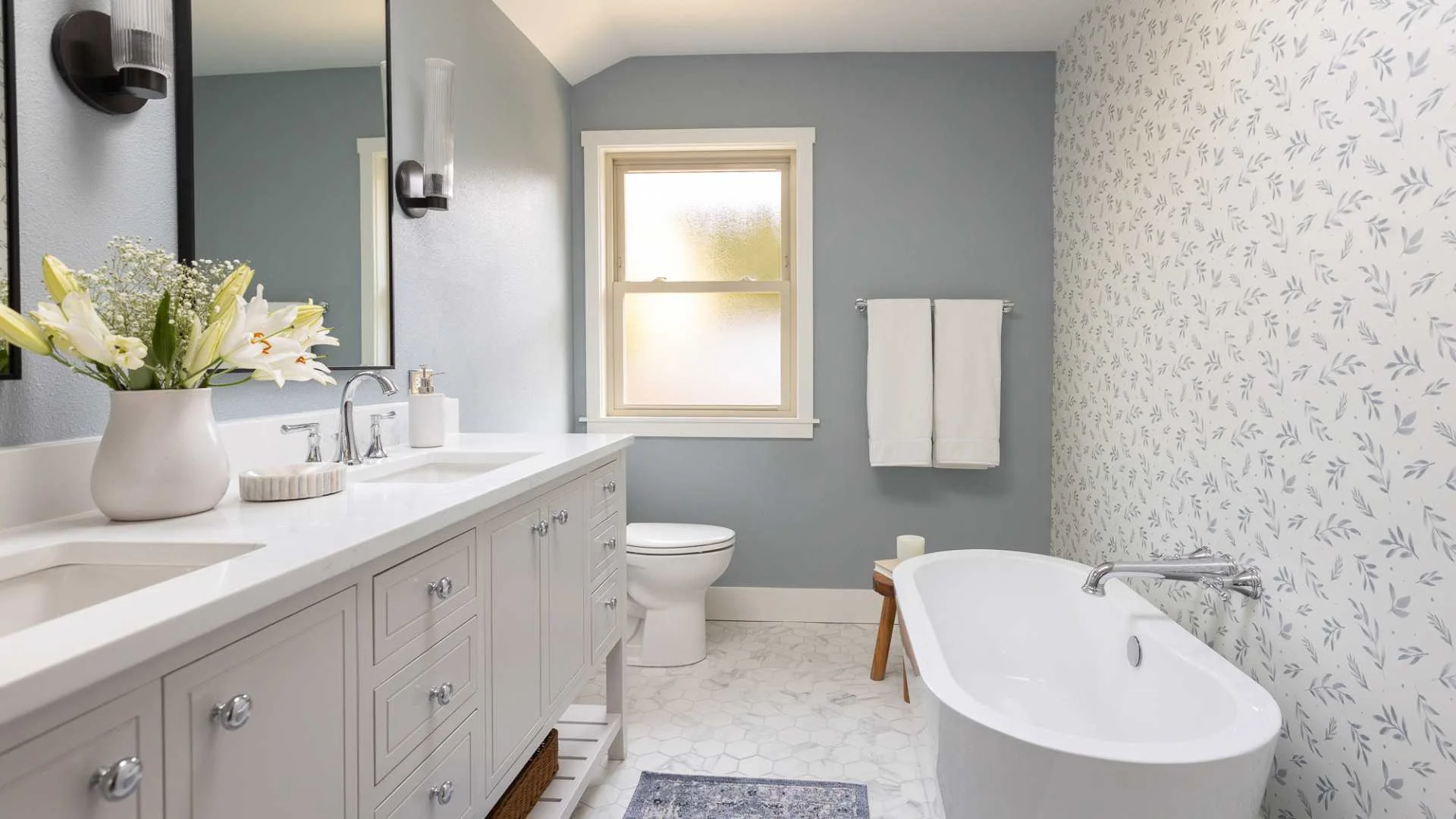 Bright and airy bathroom transformation in Beaverton, OR