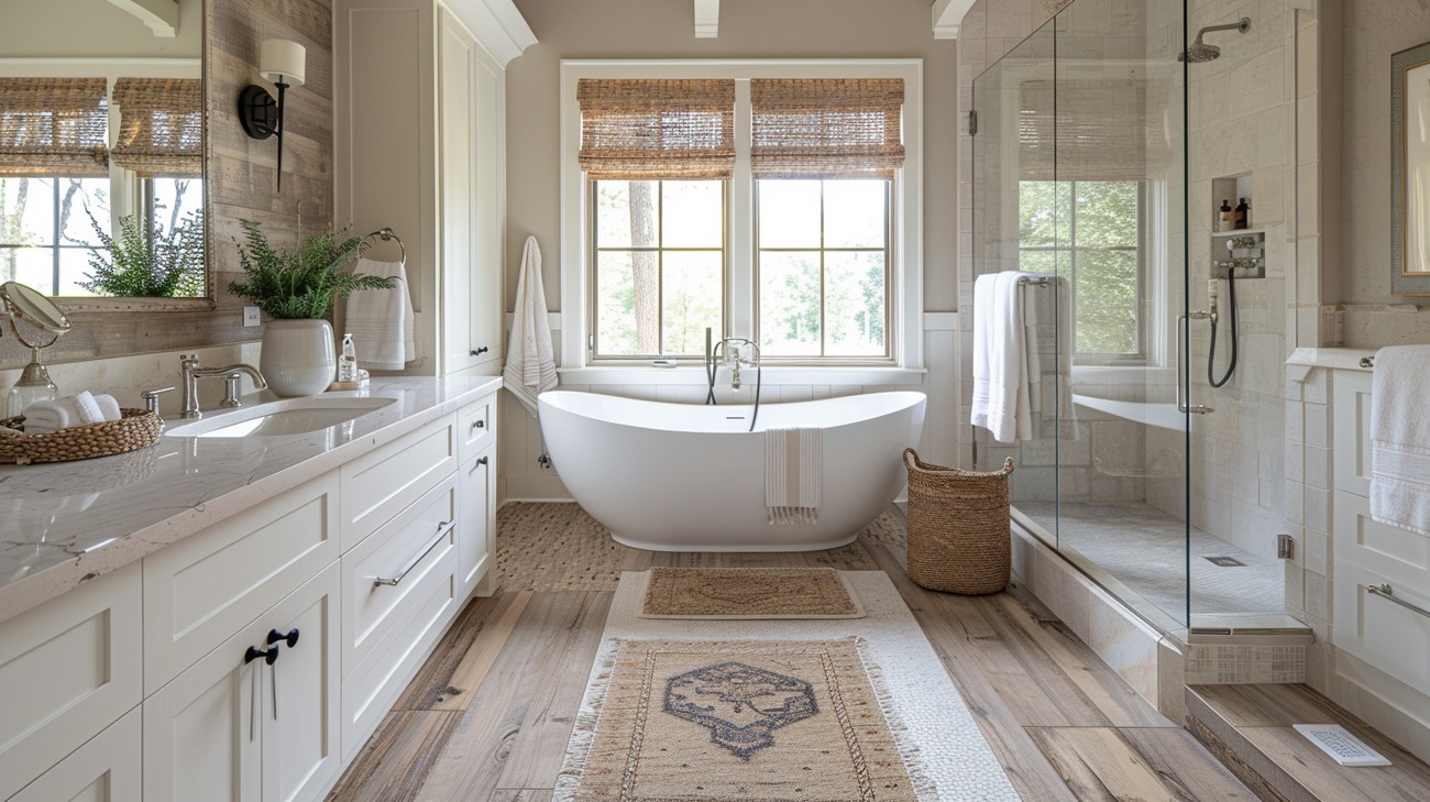 best flooring for bathroom photo