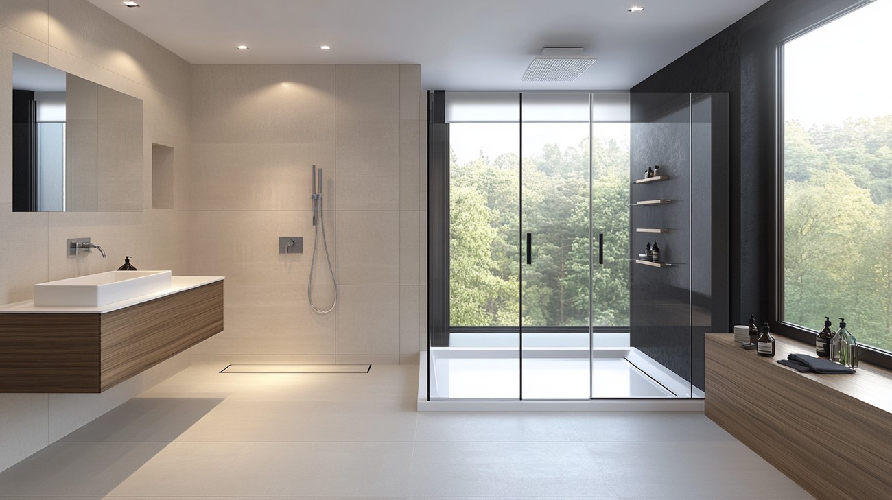 walk in shower photo