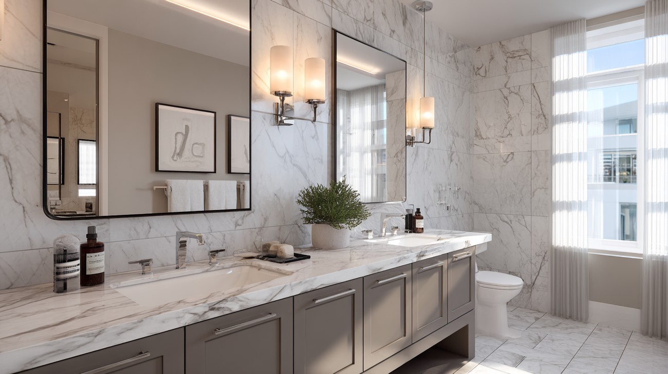 bathroom vanity height near you