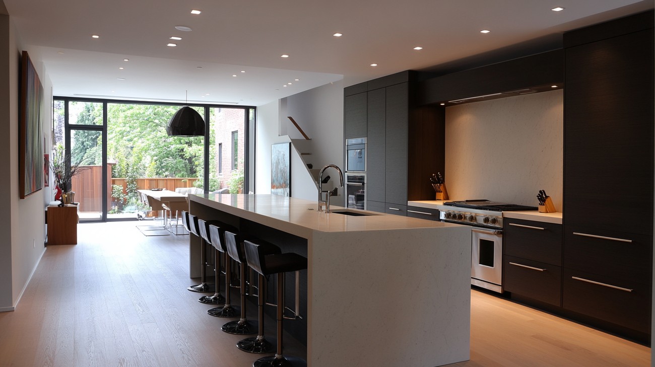 Discover the Elegance of a Waterfall Countertop