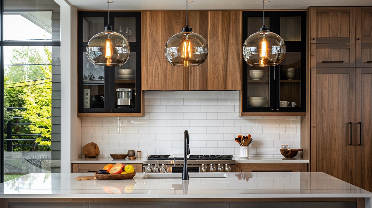 kitchen pendant lights photo