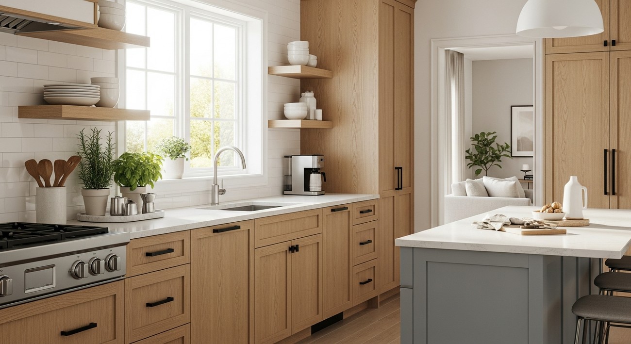 white oak kitchen cabinets near you