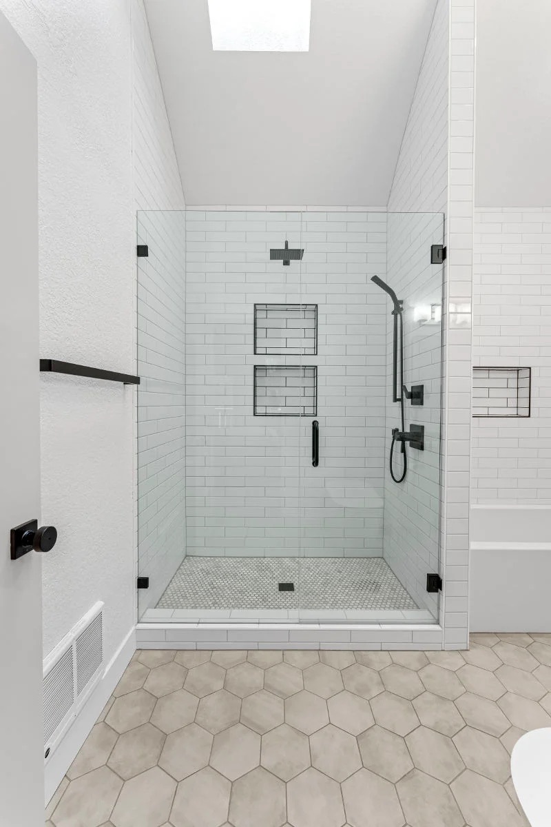 Bathroom after remodeling - modern, luxurious design with quality finishes