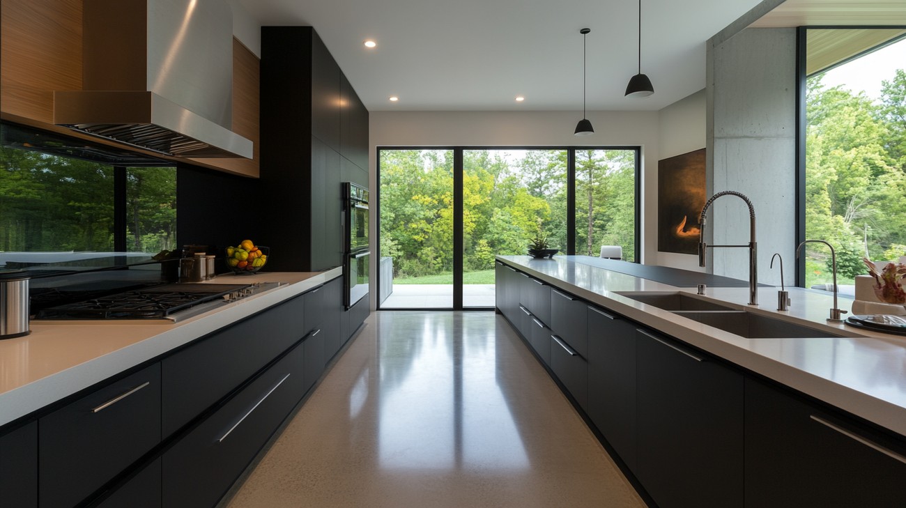best black kitchen cabinets