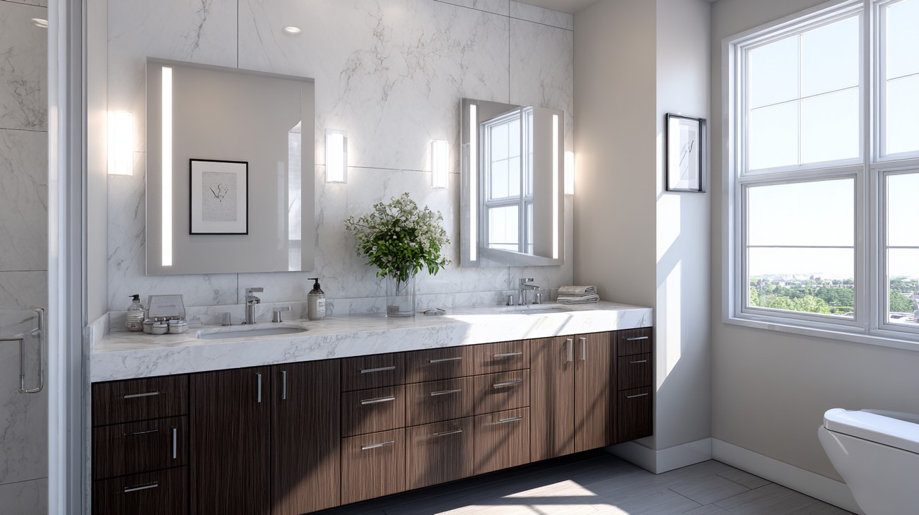 best bathroom vanity height
