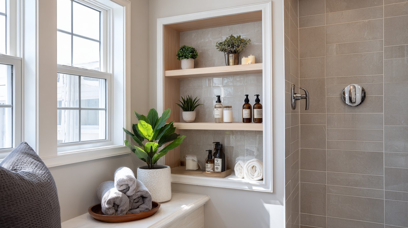 Maximize Space with a Perfectly Designed Shower Niche