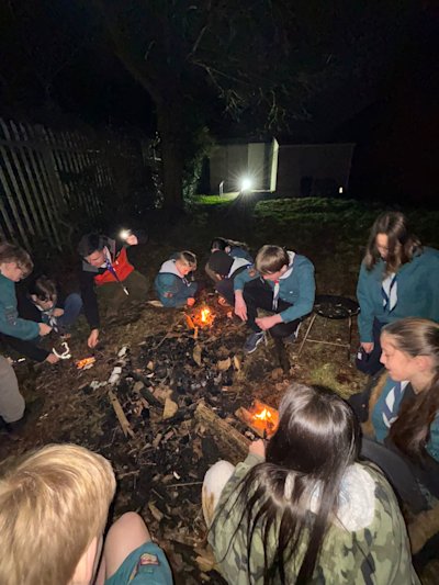 The Scout leaders felt the Scouts needed to get back to basics and work on their firebuilding skills.