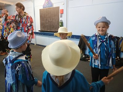 These Beavers look really happy about learning Morris.