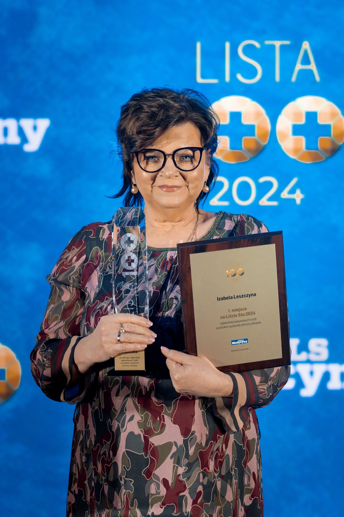Izabela Leszczyna, minister zdrowia, po raz pierwszy na Liście Stu, laureatka 1 miejsca na Liście Stu 2024 w kategorii System ochrony zdrowia