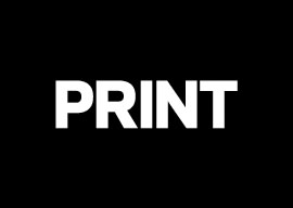 print magazine logo