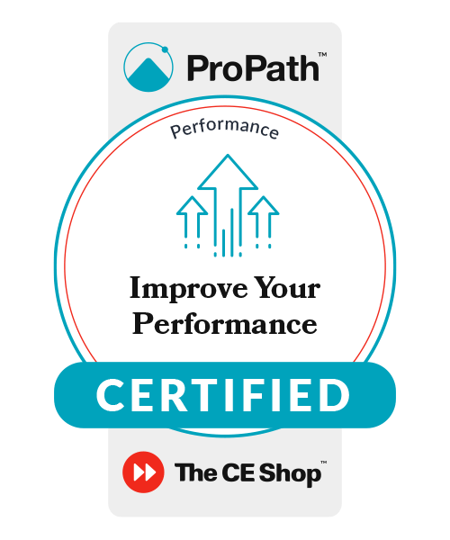 Improve Your Performance badge
