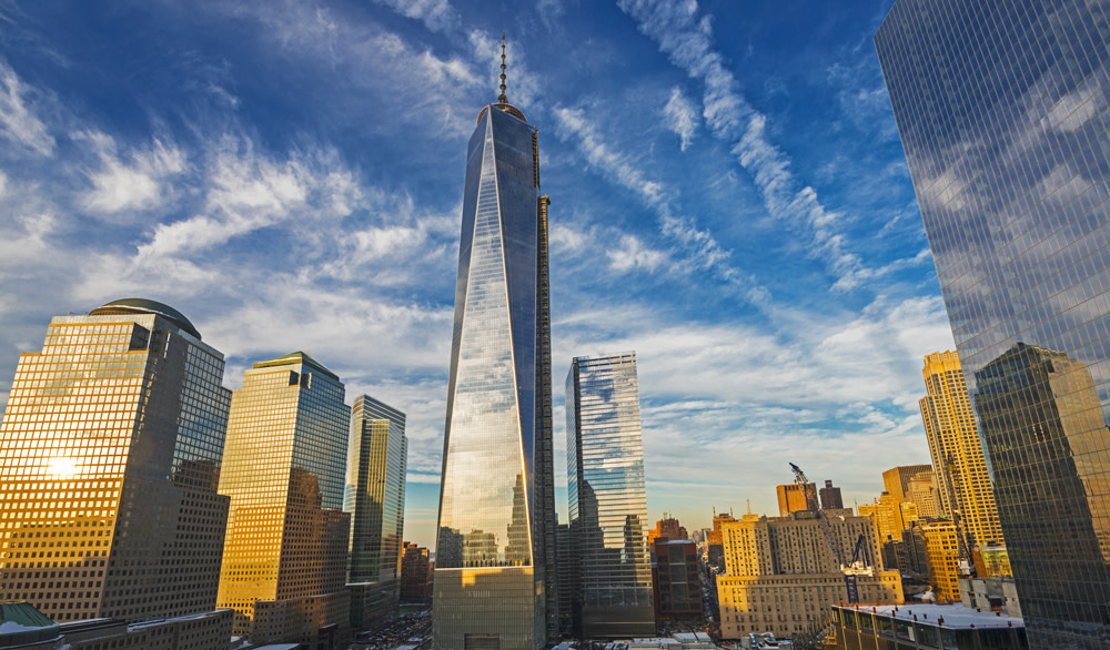 View of One World Trade Center 