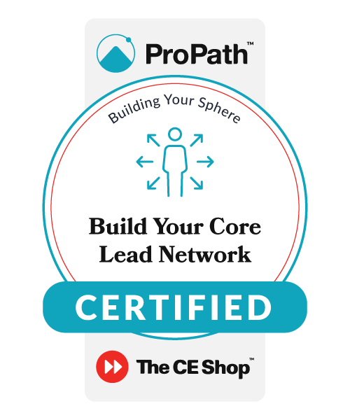 Build Your Core Lead Network badge